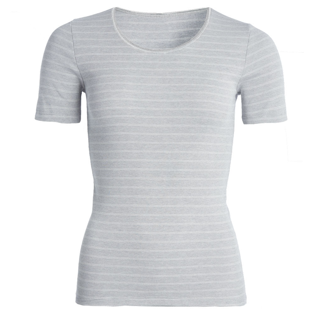 con-ta Kurzarm Shirt Thermo Damen geringelt