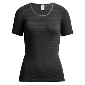 con-ta Kurzarm Shirt Thermo Damen geringelt