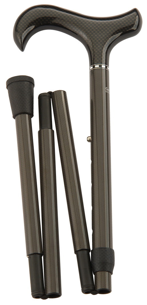 Gastrock Carbon-Schlank-Faltstock für Damen