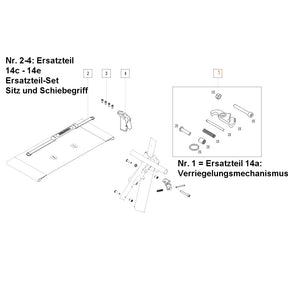 Ersatzteile Gemino 30, 20 und 60 Rollatoren