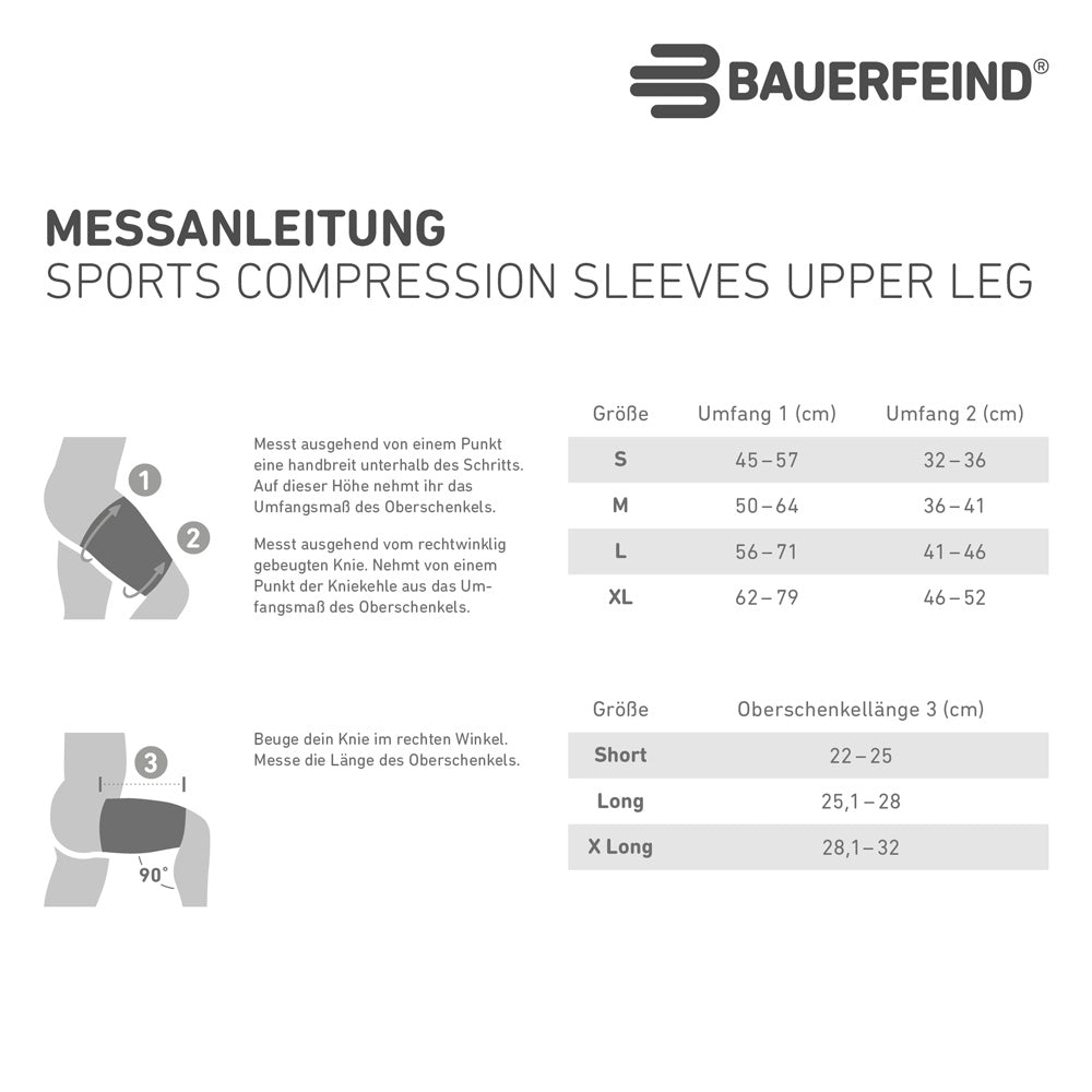 Bauerfeind Sports Compression Sleeves Upper Leg