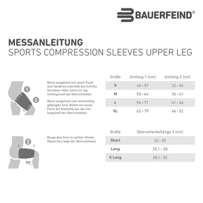 Bauerfeind Sports Compression Sleeves Upper Leg