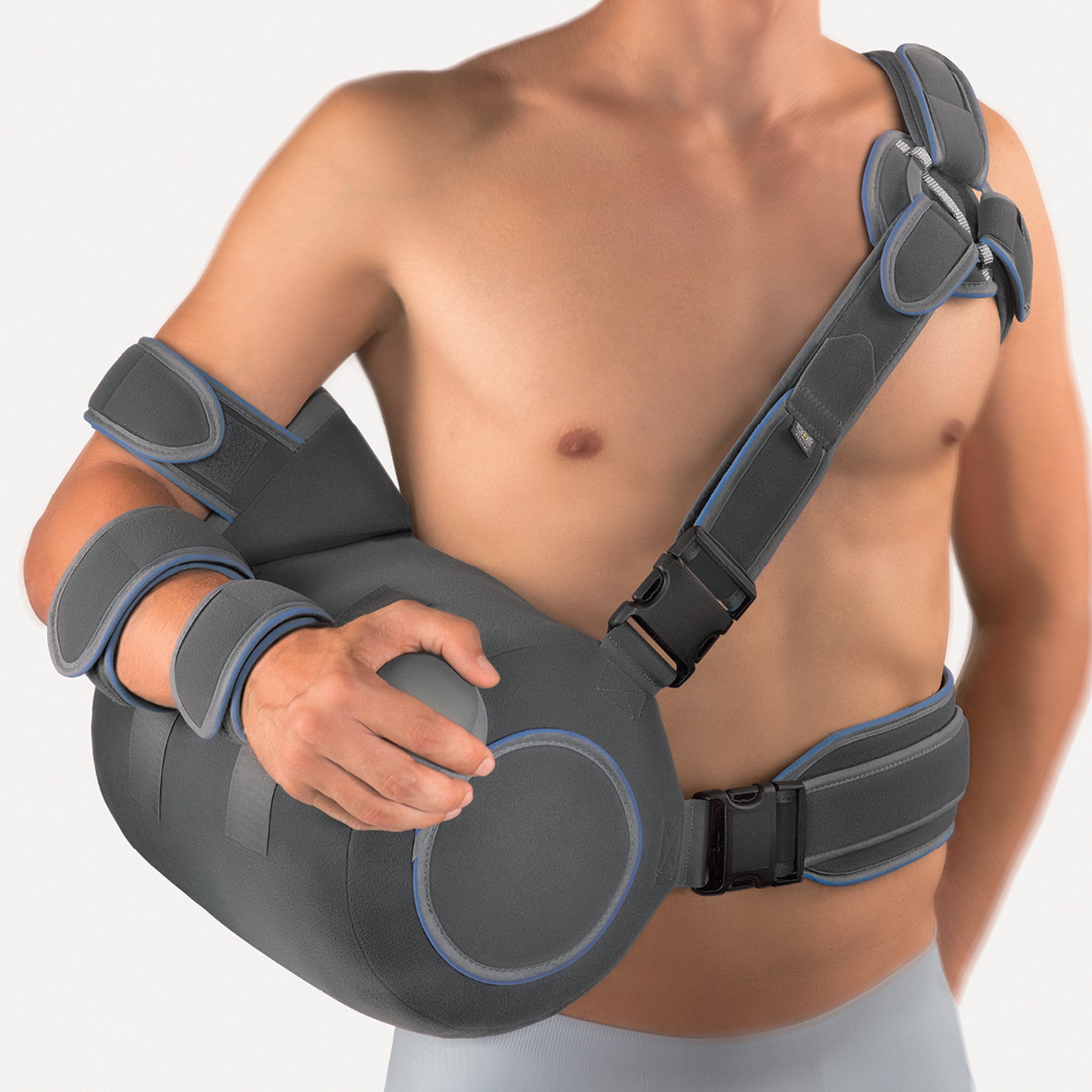 Bort OmoTwinAir Bandage grau