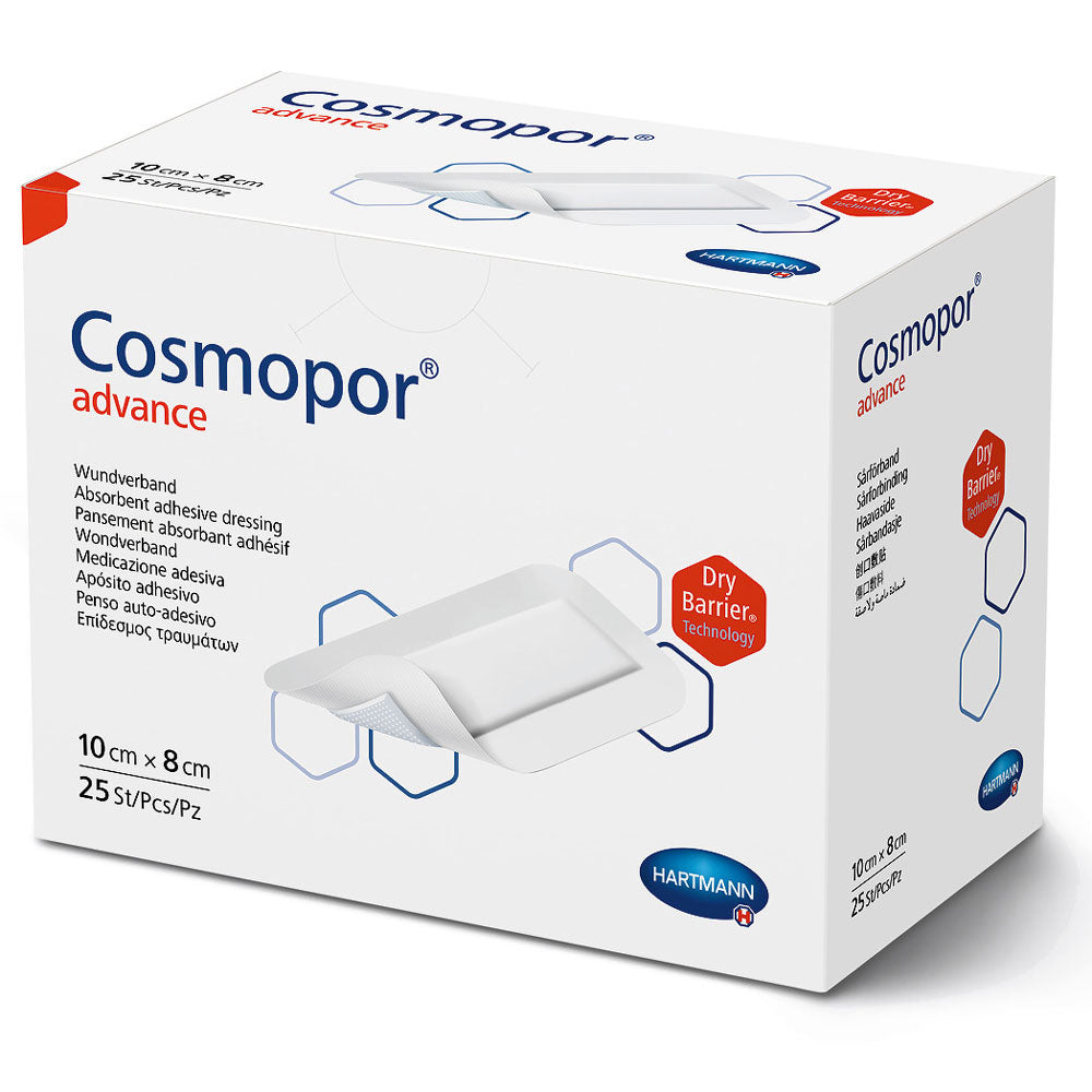 Hartmann Cosmopor® Advance Wundverband 10x8 cm (1x25 Stk.)