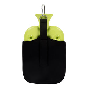 Fashy Wärmflasche mit Neoprenbezug und Karabinerhaken