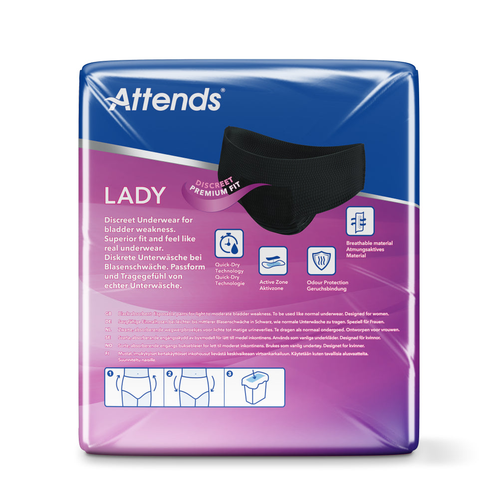 Attends Lady Discreet Underwear 3 M (1x10 Stück)
