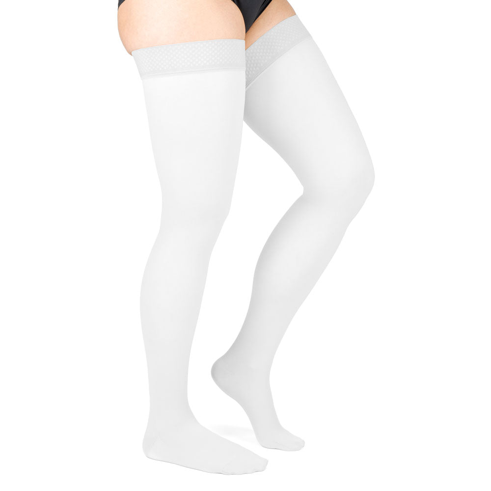 Compressana Leganza Schenkelstrümpfe CCL2 mit Noppenhaftband