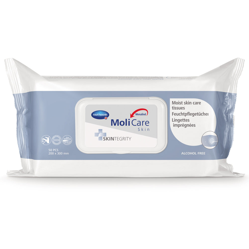 Hartmann MoliCare® Skin Feuchtpflegetücher (1x50 Stück)