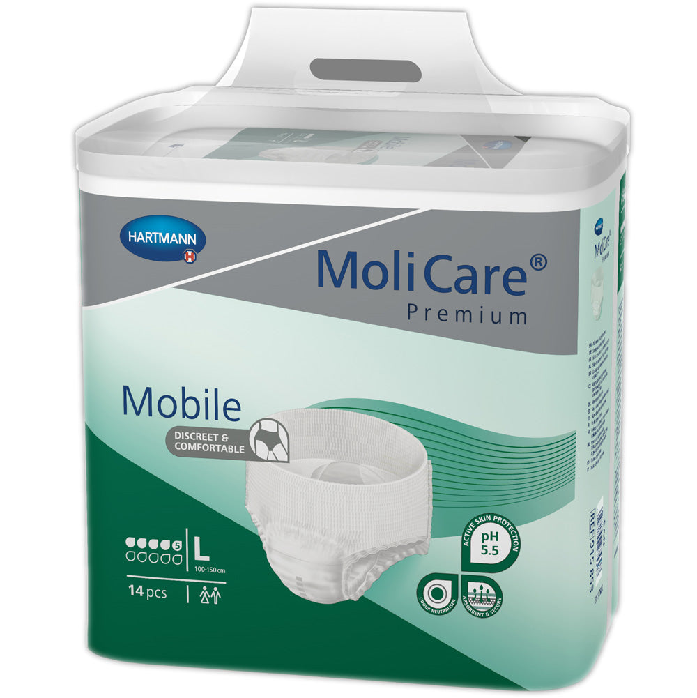 Hartmann MoliCare® Premium Mobile 5 Tropfen Gr. L (1x14 Stk.)