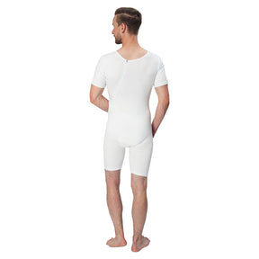 Suprima Pflegebody kurzer Arm mit Rückenreißverschluss