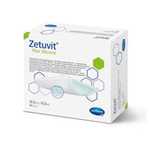 Hartmann Zetuvit® Plus Silicone Wundauflage 12,5x12,5 cm (1x10 Stk.)