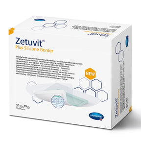 Hartmann Zetuvit® Plus Silicone Border Wundauflage 16x26 cm (1x10 Stk.)