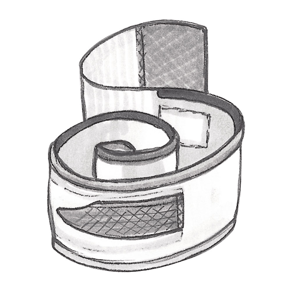 Kletthalteband für uroVision Beinbeutel