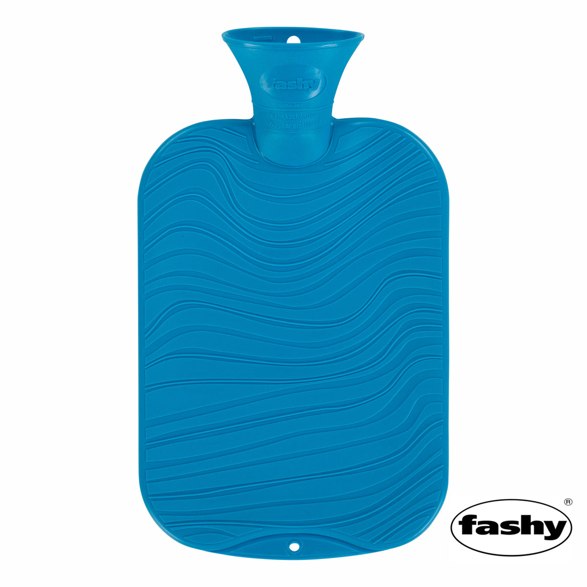 Fashy Wärmflasche Doppellamelle mit Wellen-Dekor