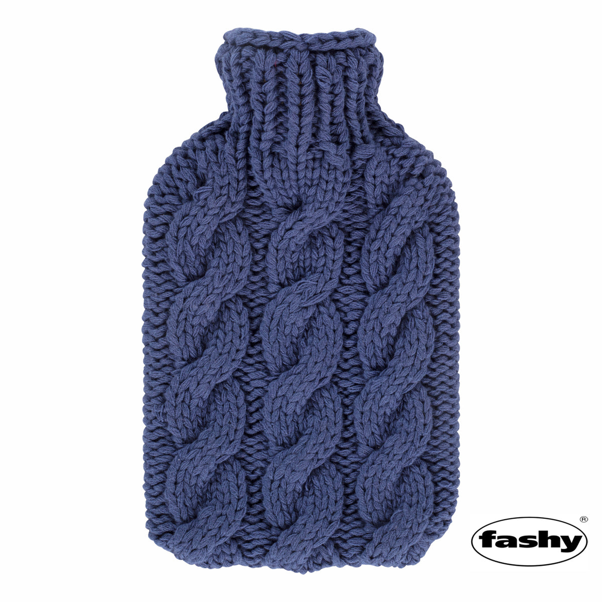Fashy Wärmflasche mit Grobstrickbezug