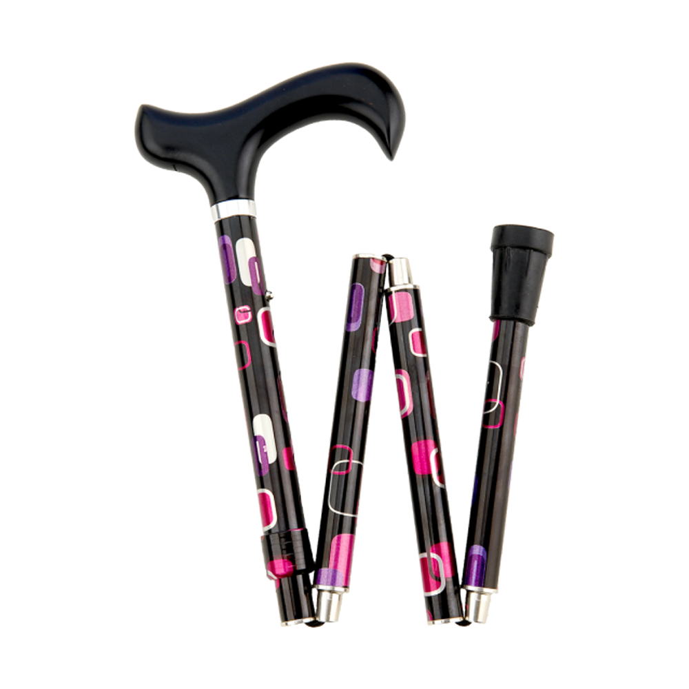 Gastrock Faltbarer Gehstock Deluxe-schlank-faltstock Pop Up
